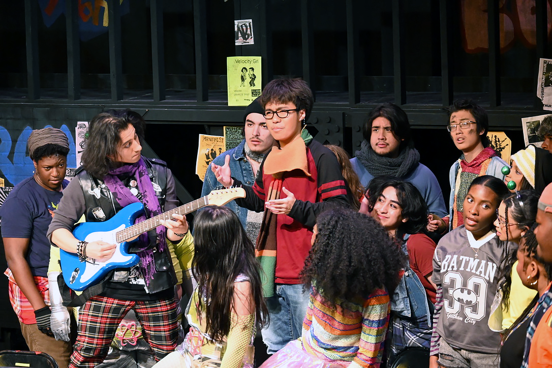 Chabot students performing Rent the Musical