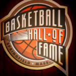 The logo for the Naismith Basketball Hall of Fame
