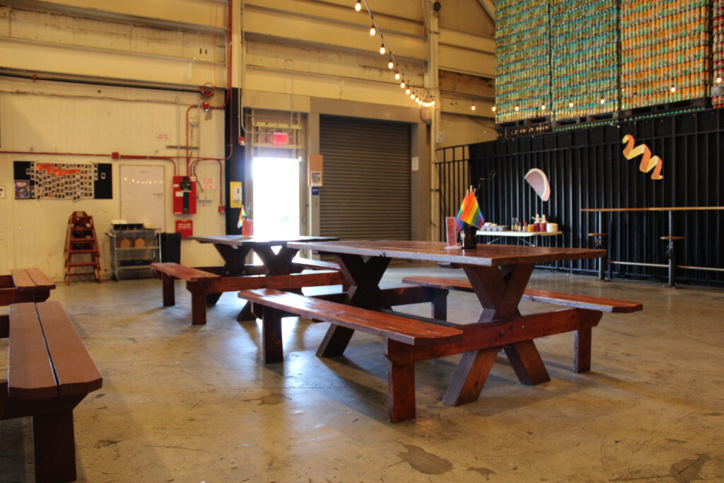 benches inside building