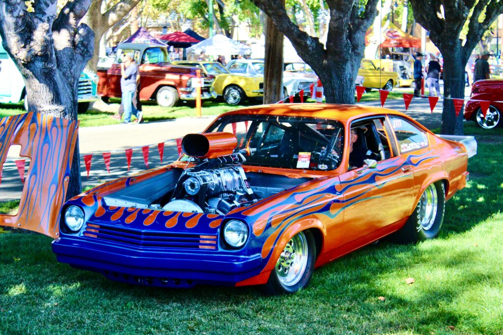 car sitting on grass